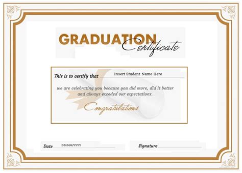 Certificate Templates Free Word Templates