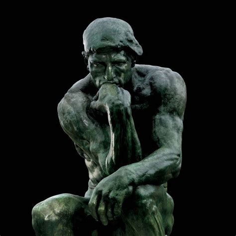 Auguste Rodin Der Denker Detail 1881 Musée Rodin Paris Berühmte