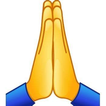 Thank You Praying Emoji Praying Hands Emoji Hand Emoji