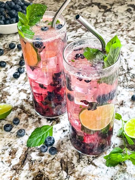 Blueberry Mojito Three Olives Branch