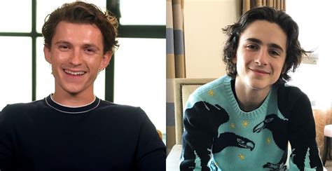 Tom Holland talks about his friendship with Timothée Chalamet OiCanadian