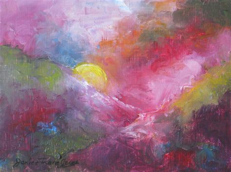 Daily Painters Abstract Gallery Sold A Place Of Bliss Original