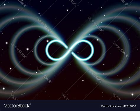 Magic Lemniscate Symbol Infinity Or Sideways Vector Image