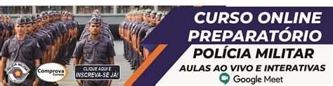 Curso Preparatório Online Para O Concurso Público Da Polícia Militar