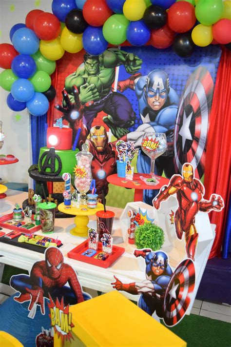 Avengers Birthday Party Ideas Photo 2 Of 10 Catch My Party