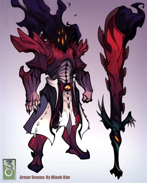 Demon Armor Concept By Minohkim On Deviantart
