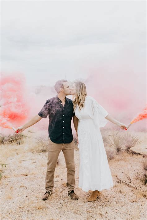 Gender Reveal Photoshoot Of Woman Who Got Pregnant With Ivf Popsugar