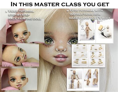 Tutorial Doll Face Painting Blondy