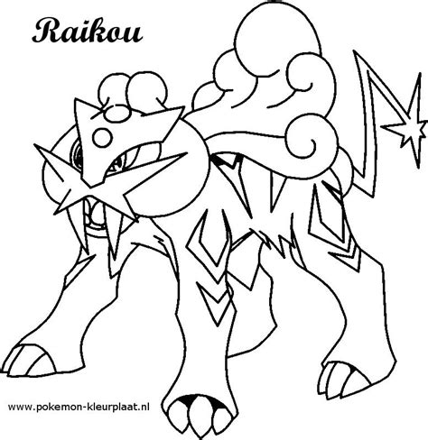 Pokemon Coloring Pages Entei Great Inspiration