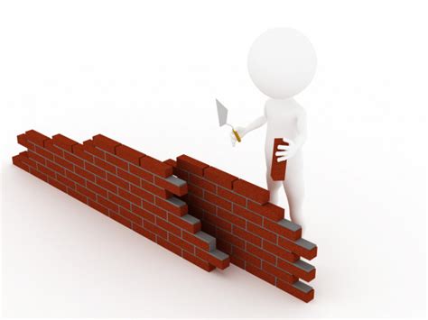 3d Man Demolishing A Wall Stock Photo By ©digitalgenetics 39829529