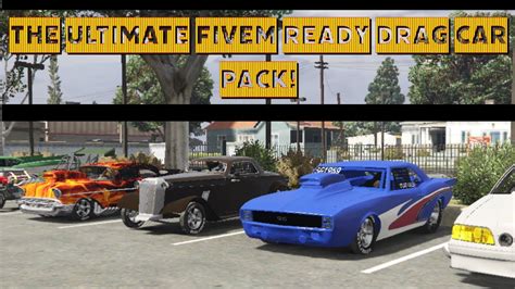 Fivem Ready Pro Stock Drag Racing Car Pack For Roleplay Racing