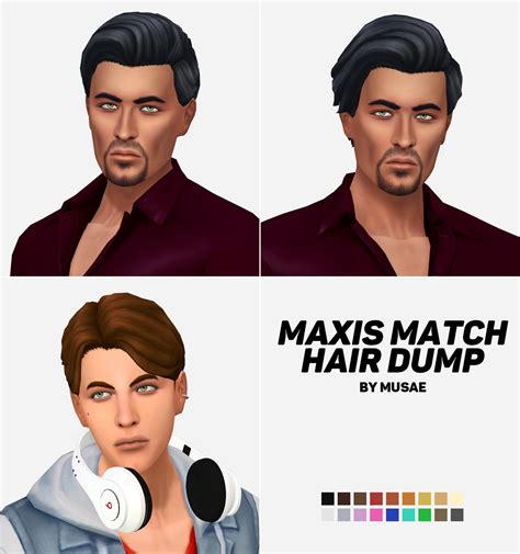 Effie Maxis Match Hair Dump Sims 4 Hairs