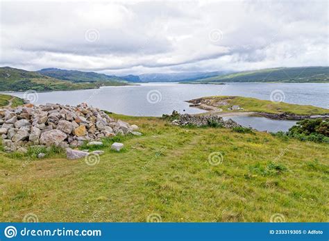 North Coast 500 Route Travel Destination Scotland Stock Image