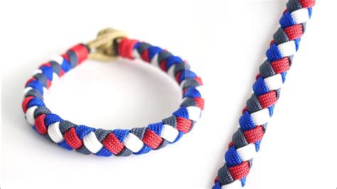 If you want to see more on braiding paracord, see my how to braid paracord tutorial, which shows flat braids, as well as some 4 strand round braid styles. How To Braid Four Strands Of Paracord