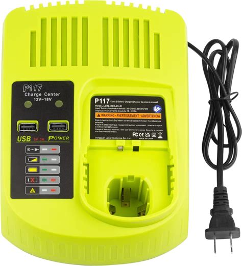 Amazon.com: TREE.NB P117 12V 14.4V 18V Battery Charger Replacement for