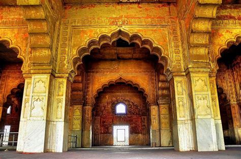 Mughal Archesred Fortdelhi Red Fort Arch Indian Architecture