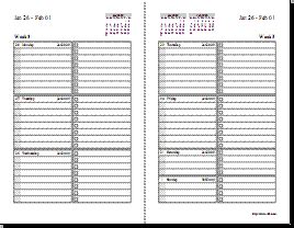 These free june calendars are.pdf or.jpg files that download and print on your printer. free download- weekly planner- 5.5 x 8.5 (small format ...