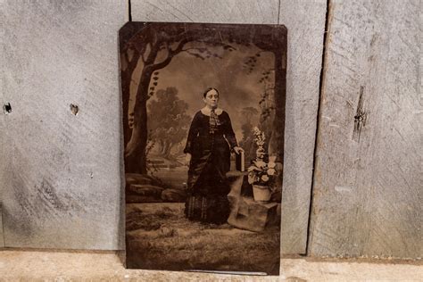 antique tintype photography old women photo tintype photograph photo props