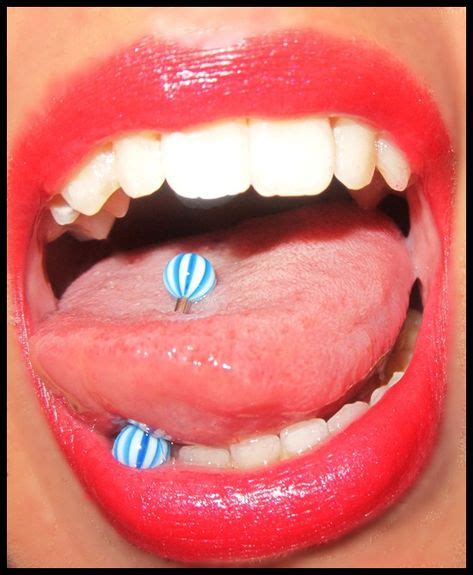 Best Tongue Piercings Images Piercings Corps Bijoux Piercing Langue L Vres