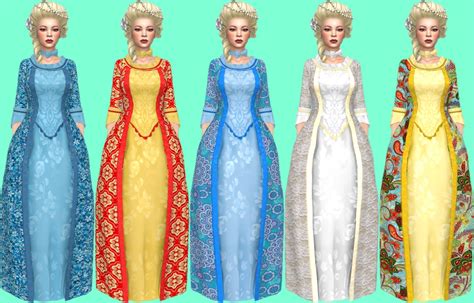 Annetts Sims 4 Welt Get Famous Costume Dresses Recolors