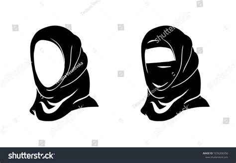 muslim arab hijab woman vector islam stock vector royalty free 1076206550 shutterstock