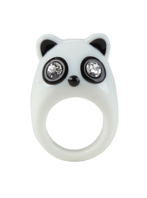 Panda Bling Ring Hot Topic Bling Rings Bling Plastic Ring