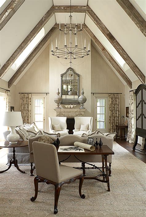 Great Room French Provincial Transitional By Frank Ponterio Interior