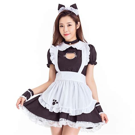 Neko Maid Cafe Cosplay Outfit Cat Roleplay Cute Ddlg Playground