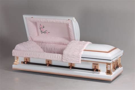 Carnation Pink Crepe Interior Midwest Casket Company
