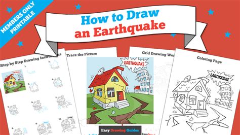 How To Draw An Earthquake Really Easy Drawing Tutorial
