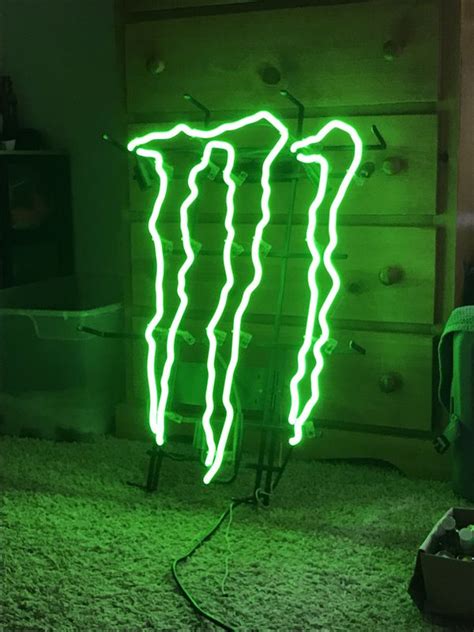 Monster Energy Neon Sign For Sale In Chehalis Wa Offerup