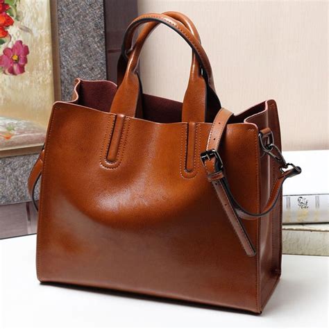 Luxury Real Leather Women Designer Handbags Cowhide Genuine Leather