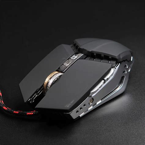 Cool Gaming Mouse Onever M5 Rgb White Black Wired Cool Gaming Mouse