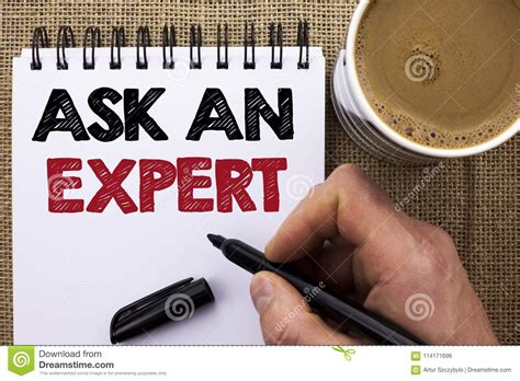 Text Sign Showing Ask An Expert. Conceptual Photo Consult A ...