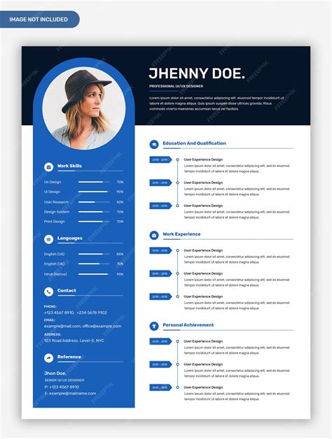 Premium Psd Modern Professional Creative Resume Template With Photo