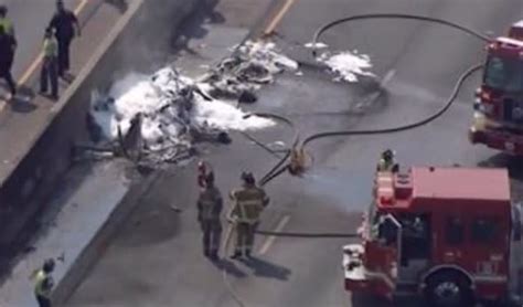 4 Dead As Plane Crashes Onto Highway In Atlanta