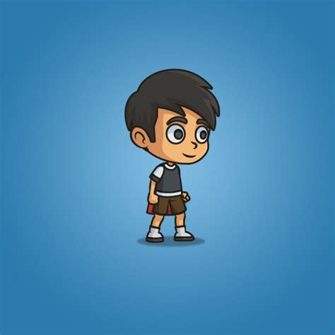 Super Boy 2d Character Character Design Free Game Assets Soldier