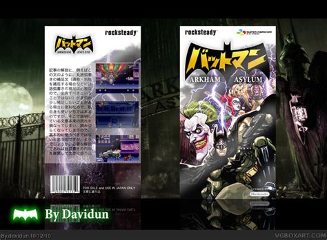 Batman Arkham Asylum Snes Box Art Cover By Davidun