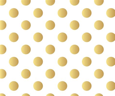 Gold Polka Dots Pattern Colorful Background Vector Abstract