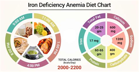 Diet Chart For Iron Deficiency Anemia Patient Iron Deficiency Anemia Diet Chart Lybrate