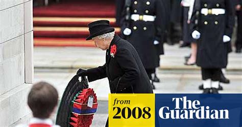 Queen Leads Tributes To War Dead On Remembrance Sunday First World