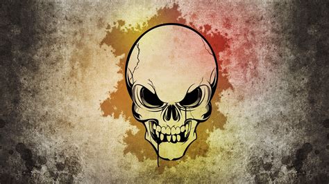 Dark Skull Evil Horror Skulls Art Artwork Skeleton D Wallpaper