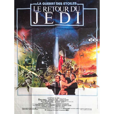 Affiche De Cinéma Française De Star Wars Le Retour Du Jedi 120x160 Cm