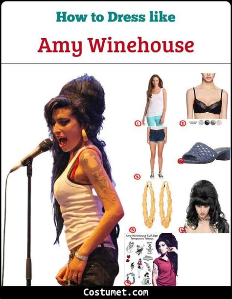 Amy Winehouse Costume For Cosplay And Halloween