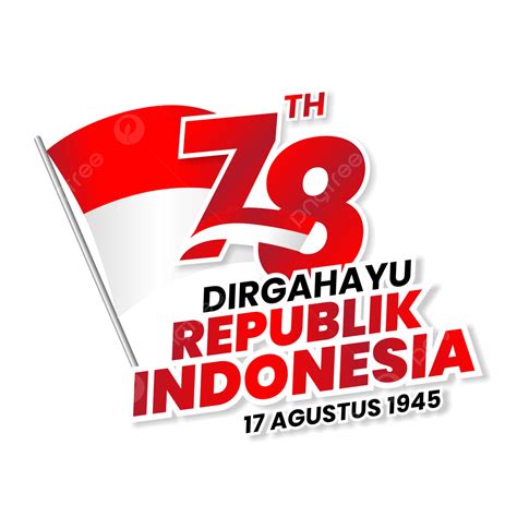 Hut Ri Logo Vector Hut Ri Republic Of Indonesia Hut Ri Png And Vector With Transparent