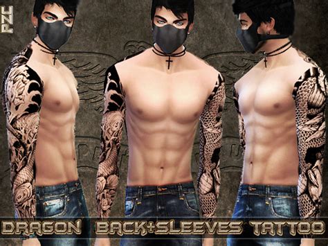 Dragon Back And Sleeves Tattoo By Pinkzombiecupcakes At