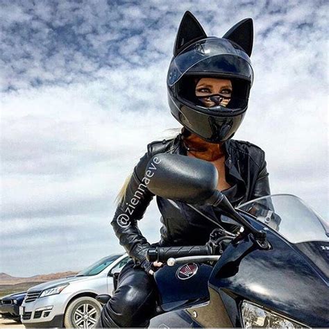 cat ear motorcycle helmets motorbike girl biker girl biker chicks