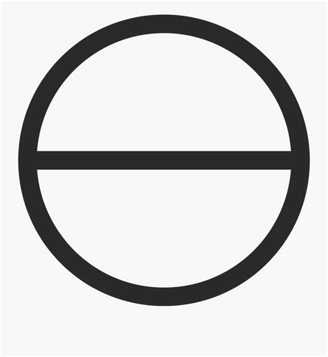 Diameter Clipart White Circle With Line Through Free Transparent