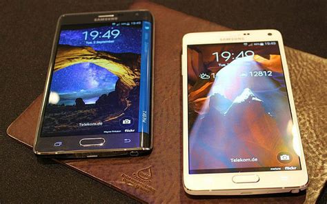 Samsung Galaxy Note Edge Vs Samsung Galaxy Note 4 Review Where Does