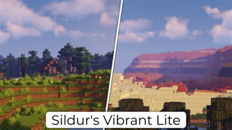 Sildurs Vibrant Lite Shaders For Minecraft 118 1171 1165 115